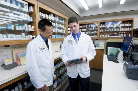 Students in the Purdue University Pharmacy